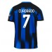 Inter Milan Juan Cuadrado #7 Voetbalkleding Thuisshirt 2023-24 Korte Mouwen